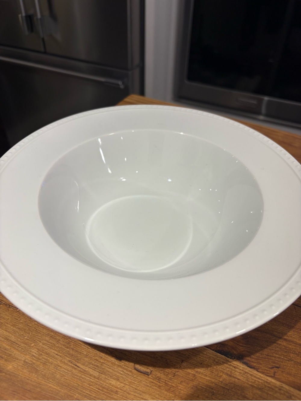 Staccato by Crate & Barrel Round Vegetable Serving Bowl